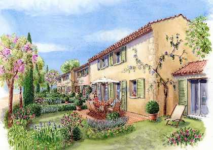 Rear gardens